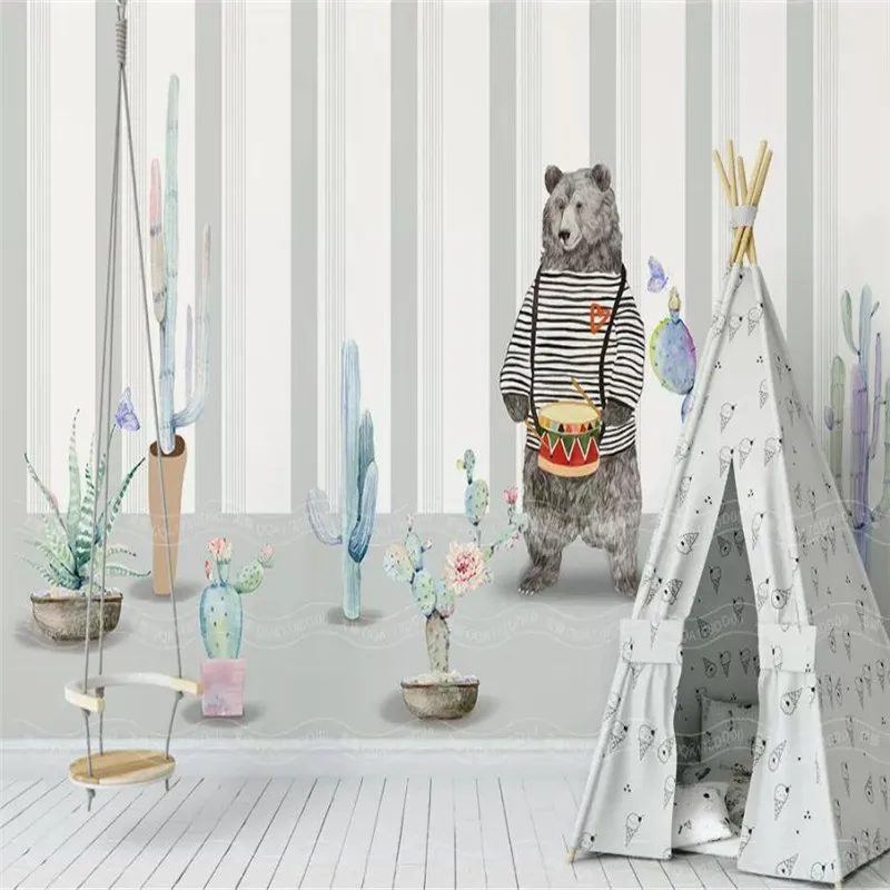 Nordic simple big cactus plant 3d background wall professional production of high-end mural wallpaper 3D photo wall Nordic simple big cactus plant 3d background wall professional production of high-end mural wallpaper 3D photo wall