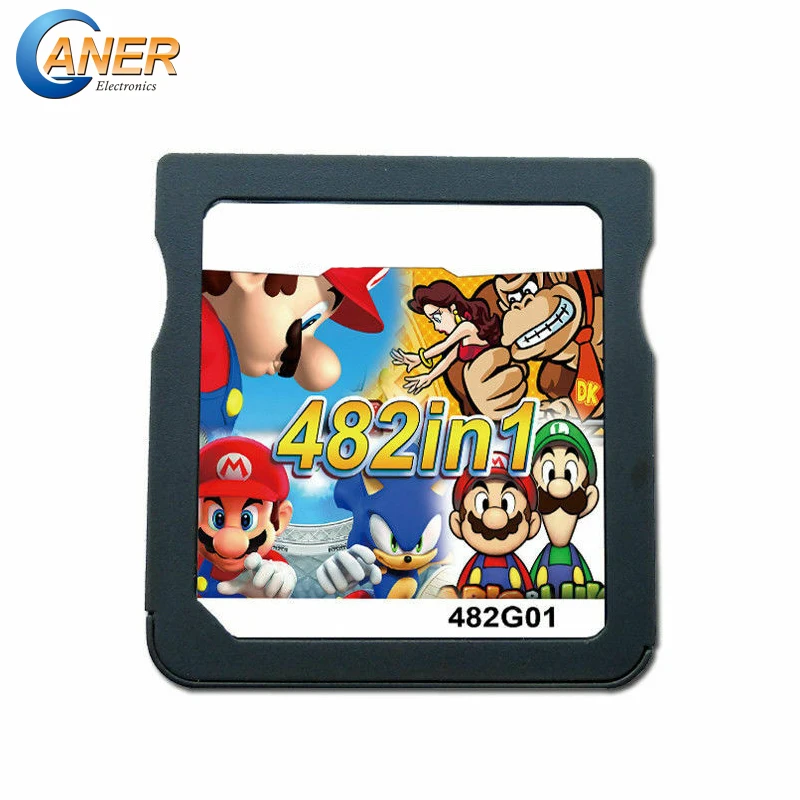 

Ganer HOT 482 In 1 Compilations Video Game Cartridge Card Game Console Multi Cart for DS ND SL ND Si 3DS 2ds