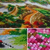 special Diamond Mosaic Cross Stitch Kits pearls Diamond Embroidery Scenery  Diy Diamond Painting  5d Home Decoration  Great Wall ► Photo 2/4