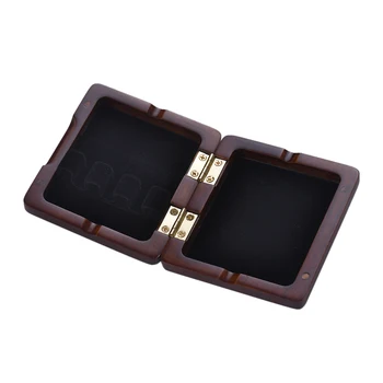 

High Quality Reed Case Wooden Bassoon Reed Case Maroon Hand Carved Bassoon Reed Box for 3pcs Reeds