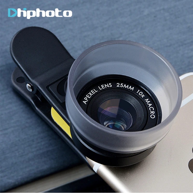 スーパープロapexel 10xマクロレンズ用iphone 6 Sプラス Ipad用サムスンクリップオン携帯電話カメラレンズに取るクローズアップ写真 Lens For Iphone 10x Macro Lensmacro Lens Aliexpress