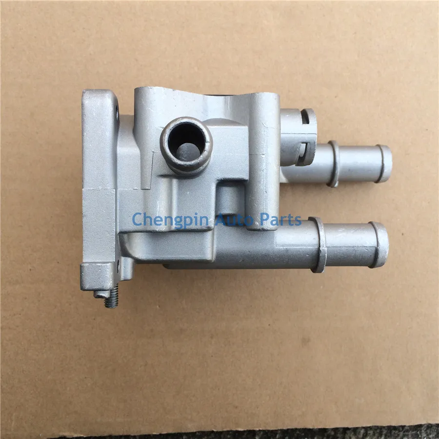 Aluminum engine coolant thermostat housing cover OEM# 96984103 96817255 for Chevrolet Cruze Epica Astra Hideo Zafira Vectra