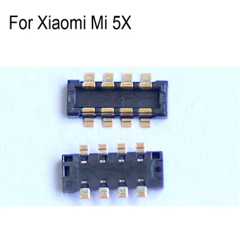 

5PCS Inner FPC Connector Battery Holder Clip Contact For Xiaomi Mi 5X 5x logic on motherboard mainboard For Xiaomi Mi 5 X