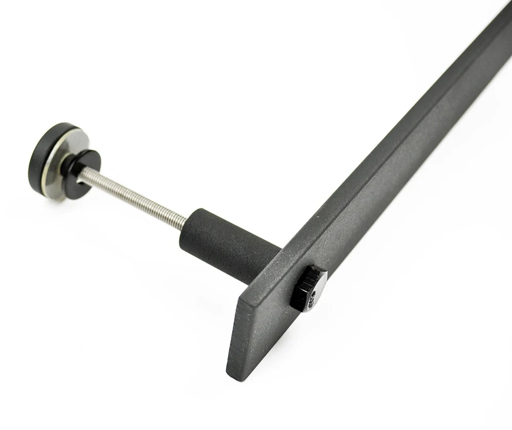 DIYHD 1" стальная рустикальная черная дверная ручка сарая и вытяжные деревянные дверные ручки с одной стороны