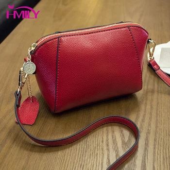 

HMILY Leather Women Messenger Bags Fashion Small Clutches Ladies Party Purse Designer Crossbody Shoulder Party Package Female