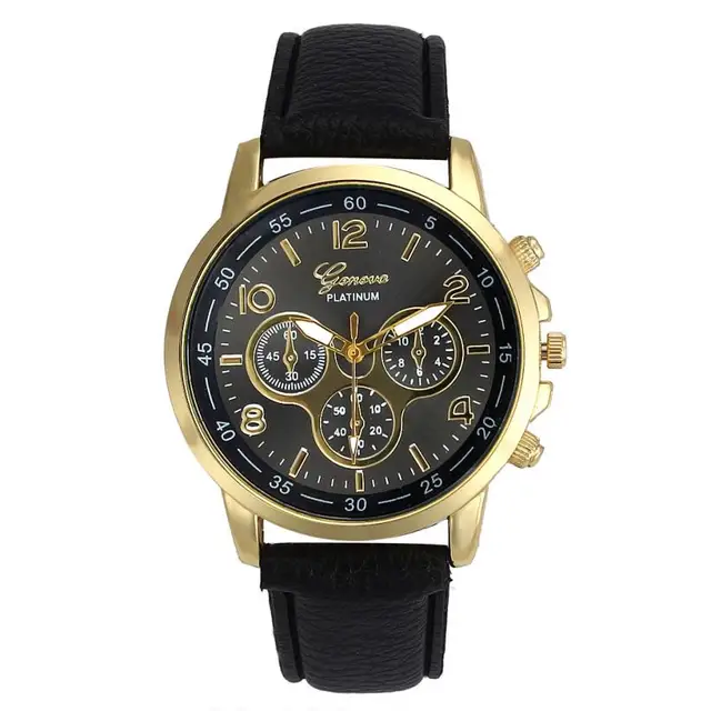 Fashion Women Men Watch Unisex Watches Casual Faux Leather Quartz Analog Wrist W Fashion Women Men Watch Unisex Watches Casual Faux Leather Quartz Analog Wrist W