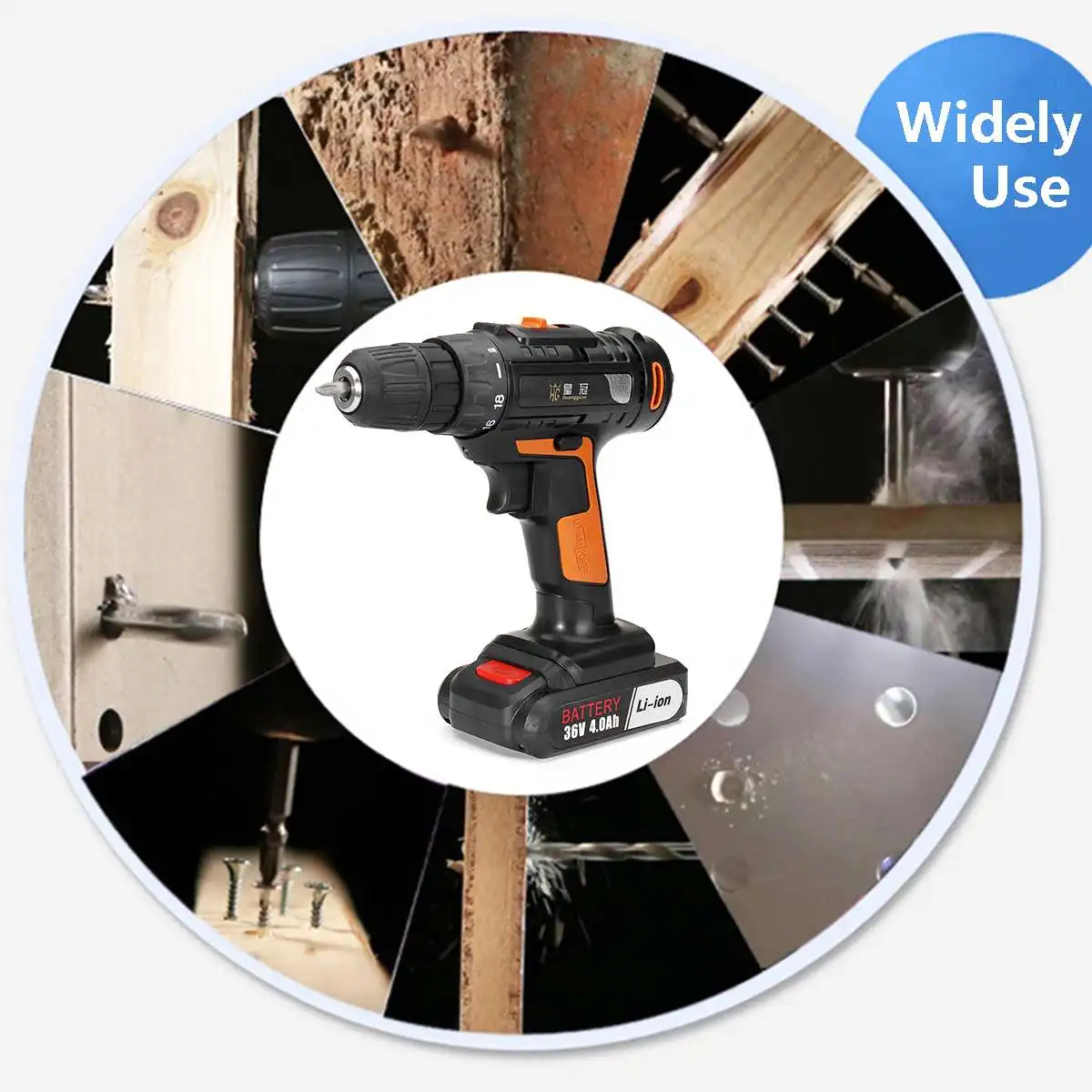 21V Electric Drill Cordless Rechargeable Driver
