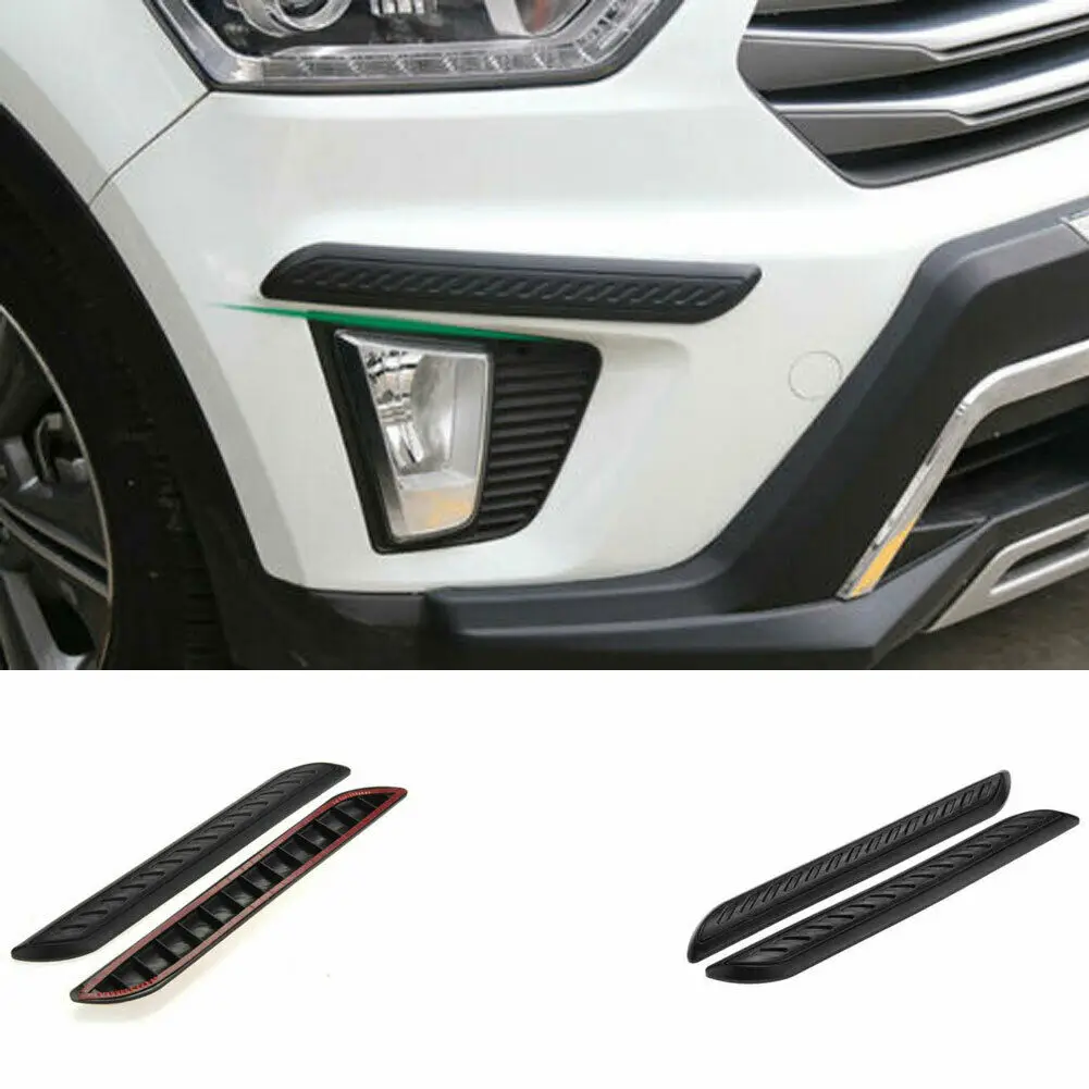 2x Car Front Rear Bumper Corner Anti Scratch Protector Guard Cover Trim Universal Automobiles Styling Mouldings Stickers