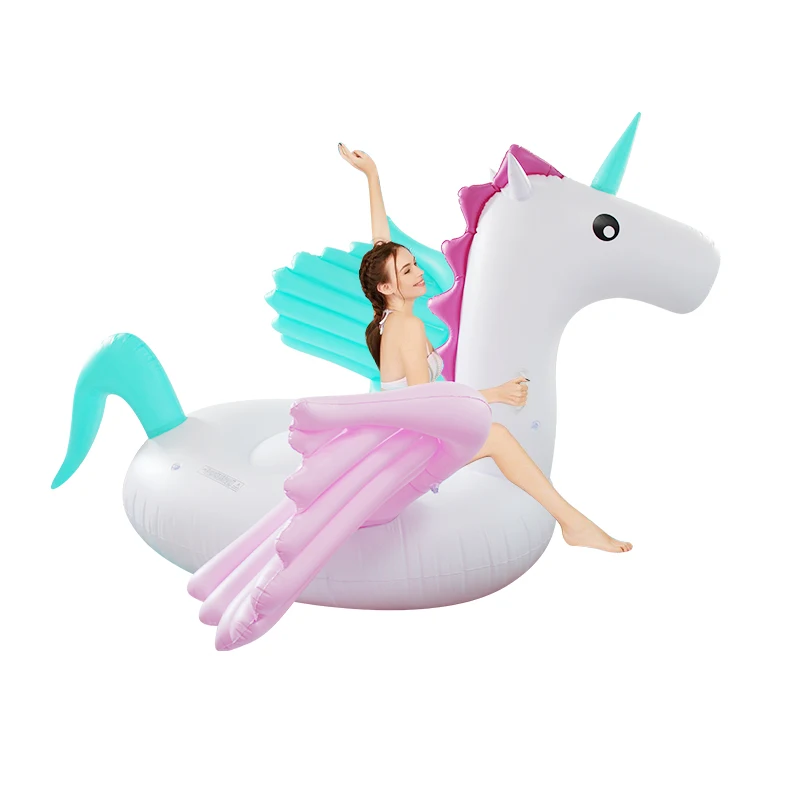 2018 Новый Дизайн гигантский rainbow Unicorn бассейна 250*220*165 см Pegasus Для женщин Одежда заплыва широкий надувные ездить -на воде игрушка piscina