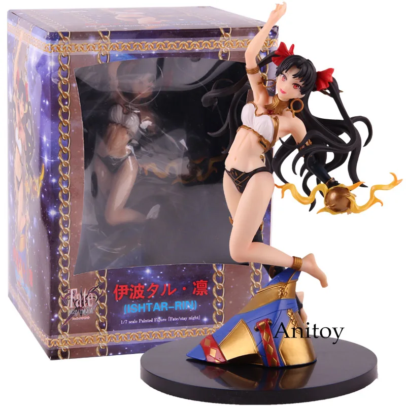 Fate Stay Night статуэтки Ishtar Rin 1/7 Масштаб Окрашенные фигурки экшн ПВХ Коллекционная модель игрушки - Цвет: with box