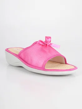 

With bow and open toe Slippers