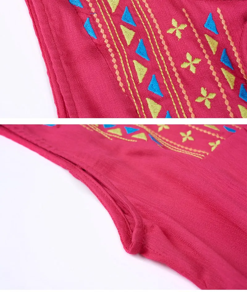 Embroidered Tank Dress Girl G5067-7