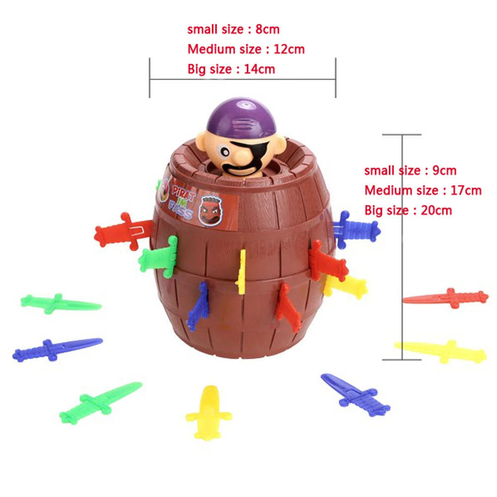Игра "Пиратский бочонок" Новинка Дети Забавный счастливый игровой гаджет шутки хитрые всплывающие игрушки семья забавная игра игрушка