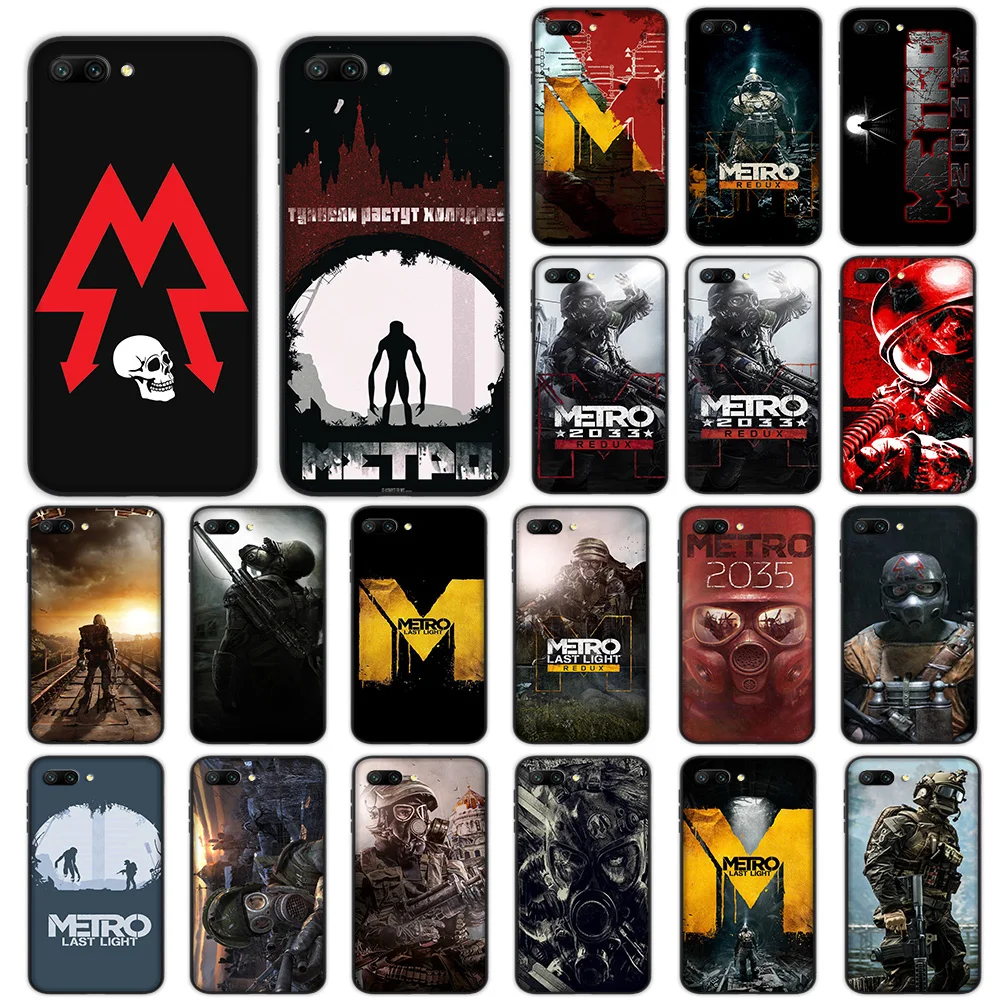 

Metro 2033 Soft Case for Huawei Honor Note 10 9 Lite 8X 7A 3GB Pro Y6 Y7 Y9 Prime Nova 3 Cover