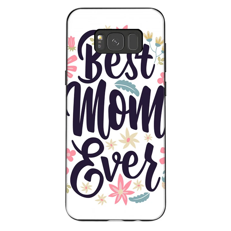 Силиконовый чехол для мобильного телефона samsung S6 S7 Edge S8 S9 S10 Plus Note 8 9 M10 M20 M30 M40, чехол для лучшей мамы - Цвет: B12