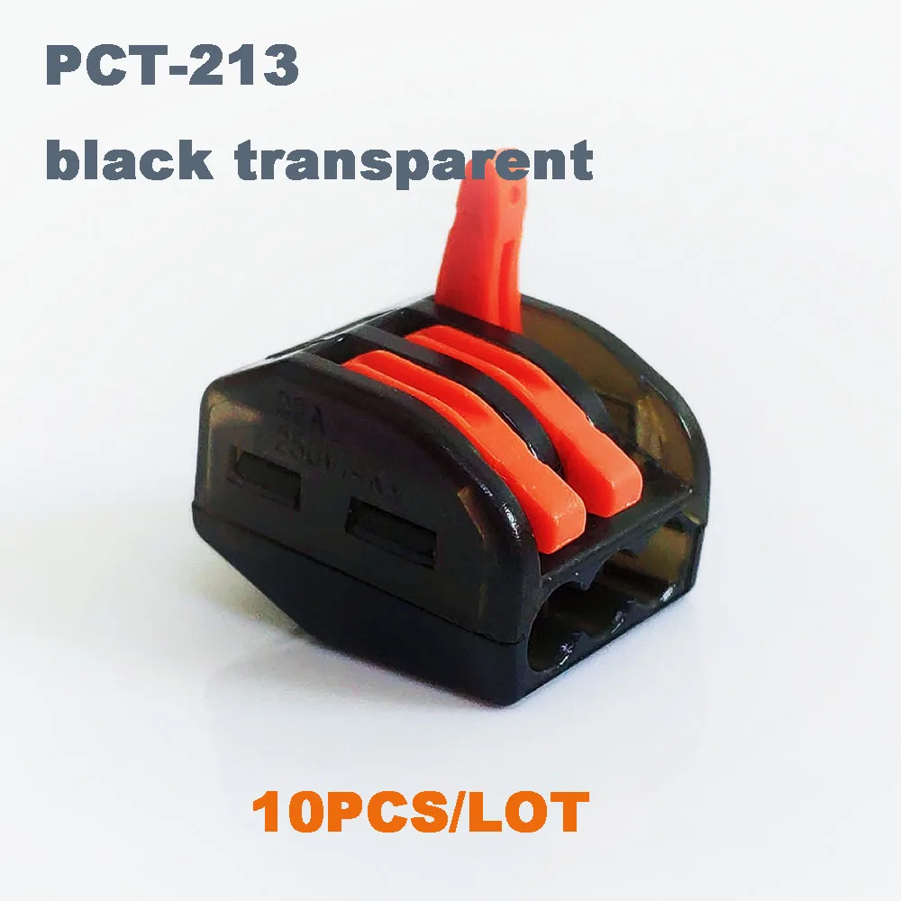 

Wire Connection cable terminals block wire connector new type waterproof connector plug-in electrical connector Black PCT-213