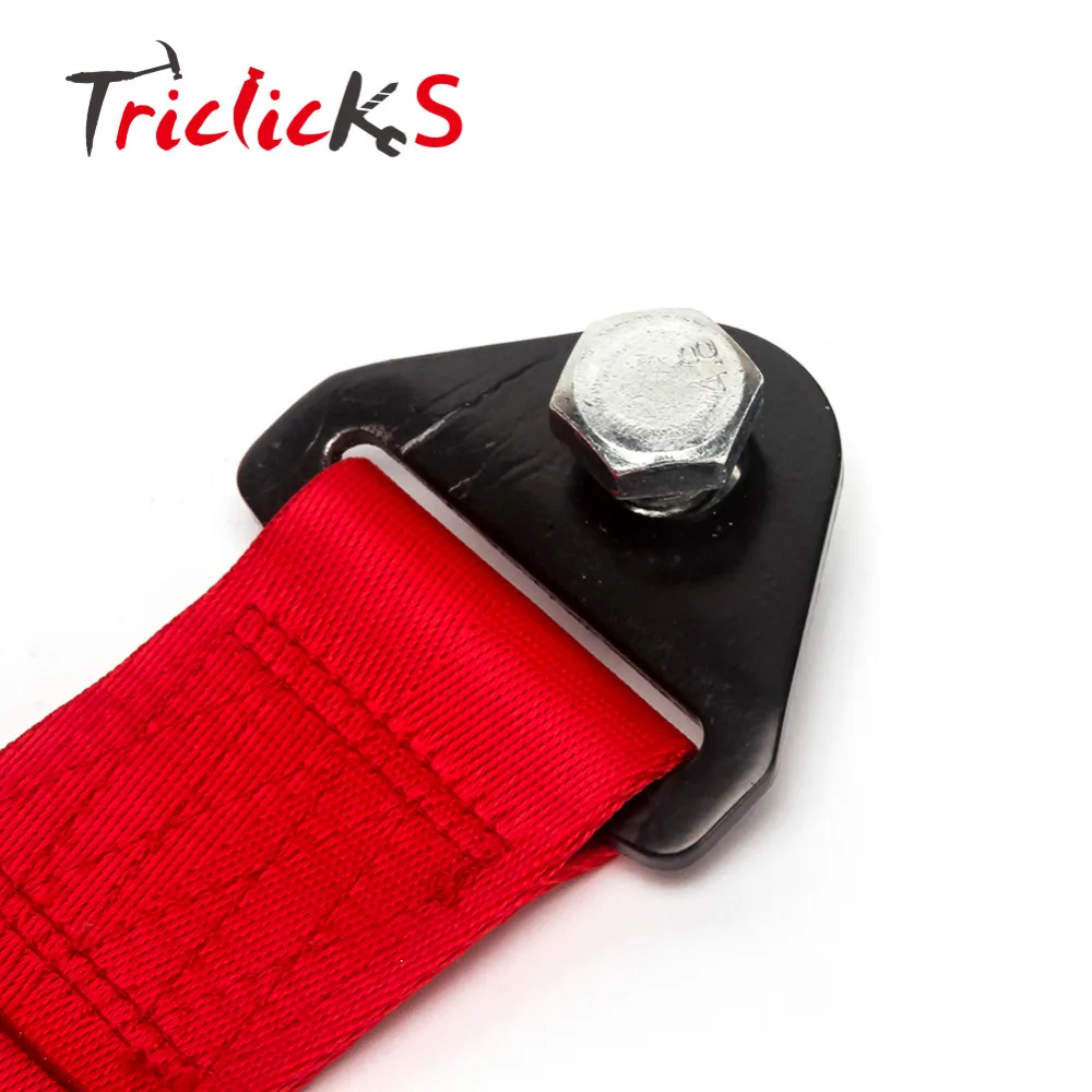 Triclicks универсальная Передняя Задняя гоночная буксировка автомобиля ремень бампер крюк до 10000LBS Буксировочный канат буксирное кольцо черный темно-зеленый красный