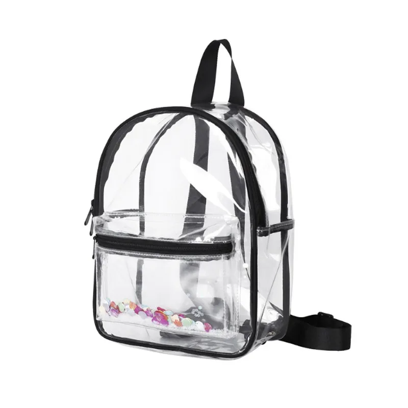 

outdoor travel pocket Transparent PVC shoulder bag field camping cosmetic wash bag men and women waterproof bag swimming bag B24