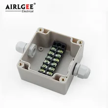 81*83*56 мм 1 вход 1 выход водонепроницаемая распределительная коробка влагостойкая проводка коробка кабельный кабель коробка нейлоновый разъем