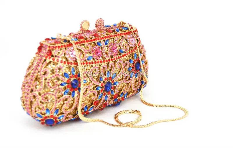 Laishangchen Luxury crystal evening bag -7