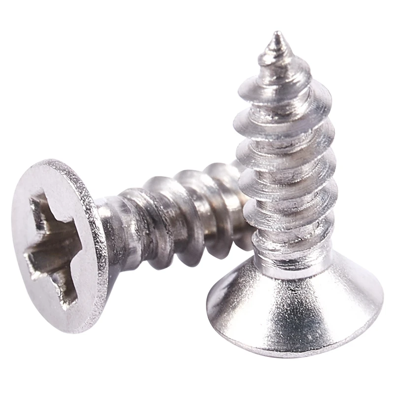 M3x10mm крестообразный вырез машина плоские винтики из нержавеющей стали резьбовой