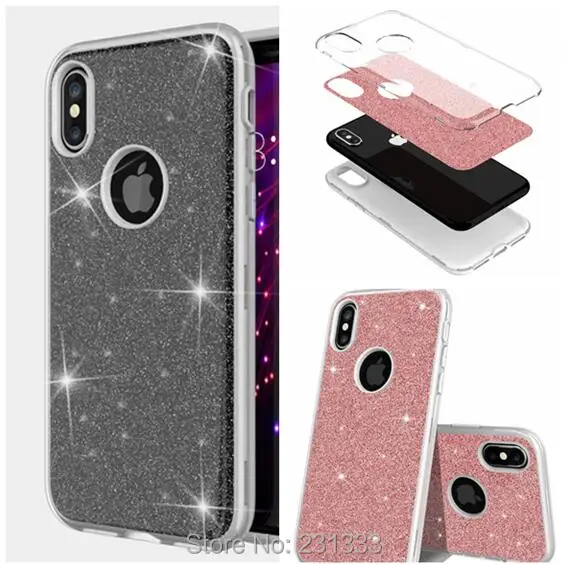 C ku Блестящий Гибридный Матовый Жесткий ПК ТПУ чехол для Iphone X 8 7 Plus 7th 6 6S SE 5 5S