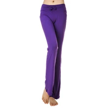 SZ-LGFM-Modal Yoga Pants Trousers Fitness Meditation For Women-Purple,M