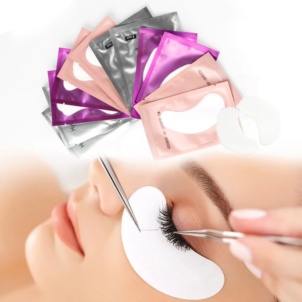 

200Pairs Paper Patches for Eyelash Extension Under Eye Pillow Pads Lash Stickers Eye Lashes Tips Sticker Wraps Makeup Tools Pad