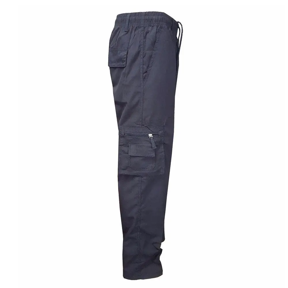 

Sweatpants Men Zipper Pockets Solid Color Casual Trousers Men Clothes 2019 Joggers Pants Man fashion Street Wear New Chic