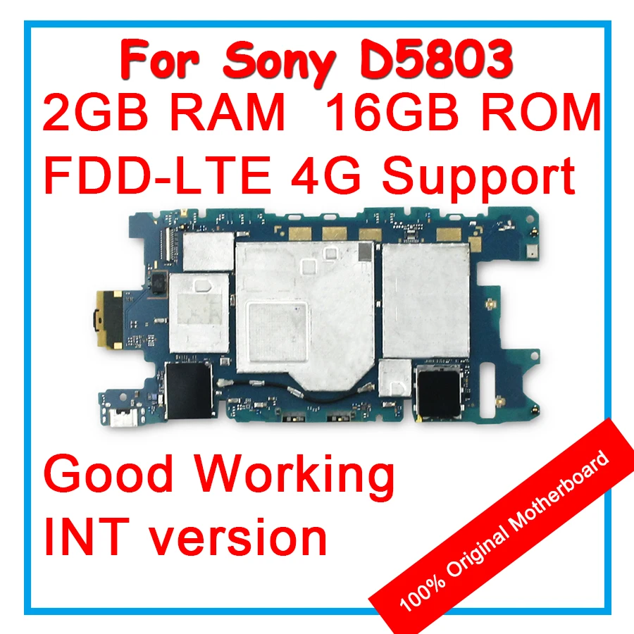 32 Гб оригинальная материнская плата для Sony Xperia Z3 MINI D5803 D5833 100% Android OS логическая с