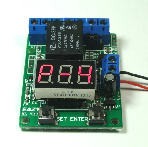 

5V Timing Cycle Start Timing Counting Trigger Relay Voltmeter Detection Control Relay Switch