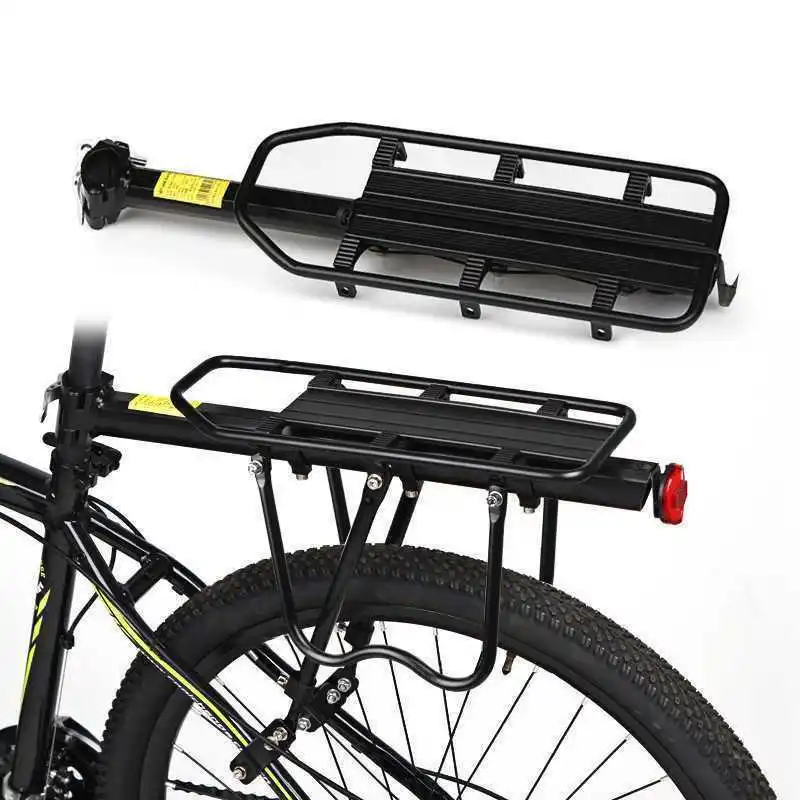  New Black Bicycle Bicycle Quick Release Trunk Bracket Luggage Rack Rear Frame Fender Bicycle Access