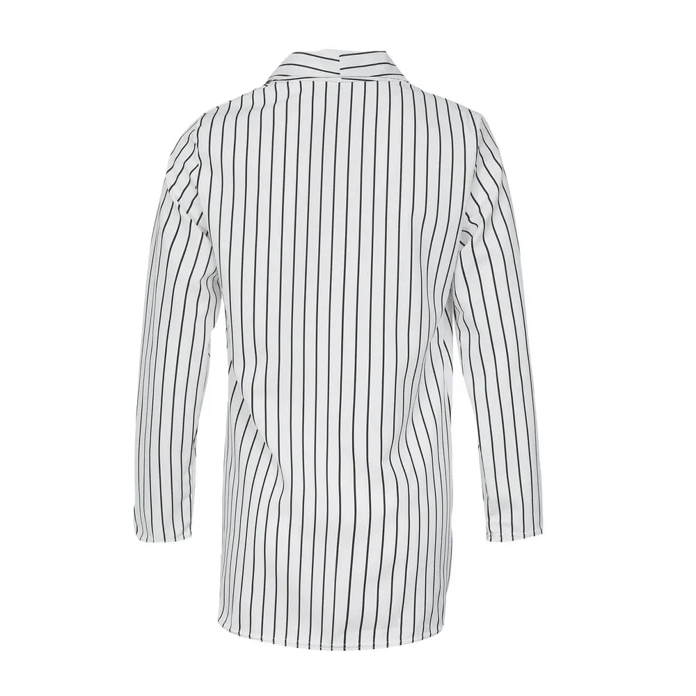  Women Striped Blazers And Jackets 2018 New Autumn Fashion Single Button Blazer Femenino Ladies Solid Long Style  Blazer Female