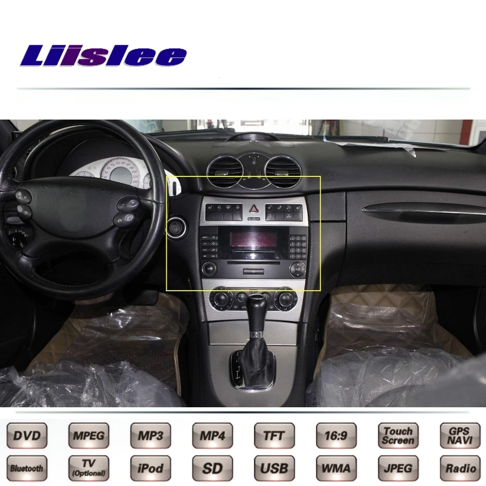 Discount For Mercedes Benz C W203 CLK W209 CLS 2001~2011 LiisLee Car Multimedia TV DVD GPS Radio Carplay Original Style Navigation Navi 3