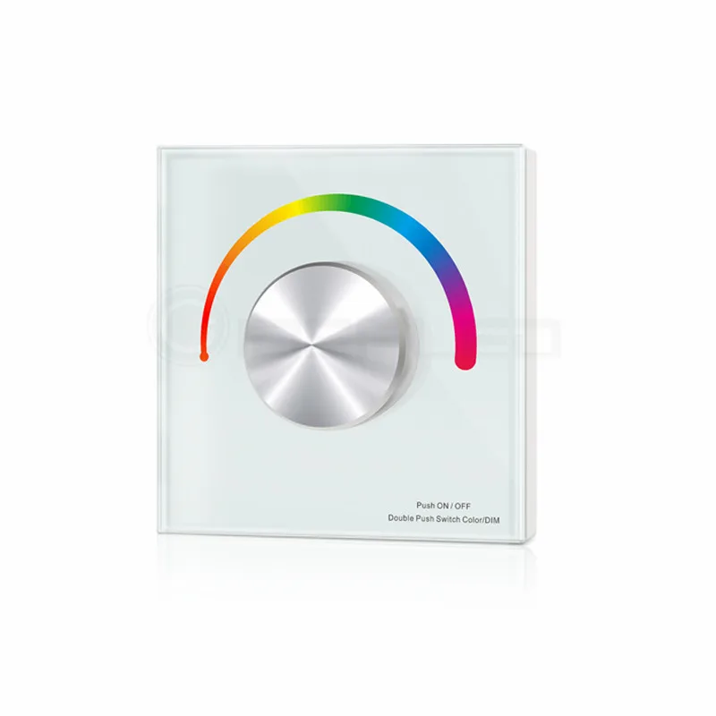 Knob touch panel RGB LED Strip Controller Wall mounted touch dimmer switch Remote Control CCT RGB Controller DC12-24V
