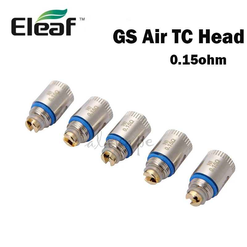 5 шт.,, Eleaf GS Air Series, Атомайзеры, 1.2ом, 1.5ом, 0.75ом, TC, 0.15ом, подходят для GS Air, Атомайзеры и GS Air 2, Атомайзеры