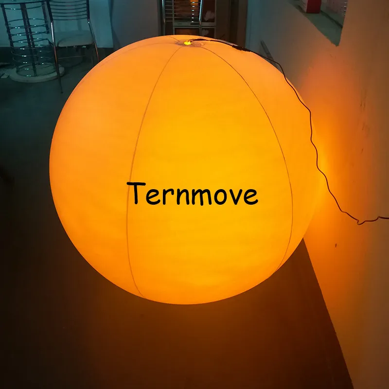 

Inflatable LED Lighting Balloon Remote Control Christmas Decor throw ball for concert party beach water game