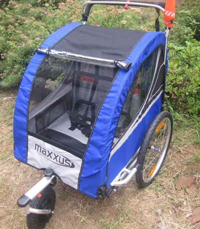 Lovebaby, 20 дюймов, воздушные колеса и рама из алюминиевого сплава, детский бегущий велосипед, прицеп, сильная, Противоударная коляска с ручным тормозом - Цвет: Синий