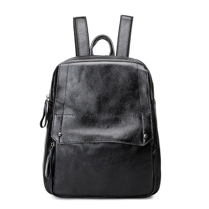

New Sale Women Backpack Genuine Leather Fashion Female Travel Bags Practical Schoolbags For Girls Large Capacity Notebook C689