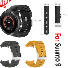 Высокое качество COMLYO Смарт-часы ремешок для Suunto 9 ремешок спортивный силиконовый сменный браслет на запястье для Suunto 9 Baro ремешок для часов