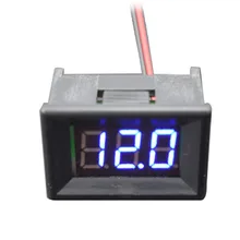 0.36 inch Digital Voltmeter Two Wires LED Display Blue DC 4.50V-30.0V Digital Panel Voltage Meter Voltage Detector Monitor 0.36 inch Digital Voltmeter Two Wires LED Display Blue DC 4.50V-30.0V Digital Panel Voltage Meter Voltage Detector Monitor