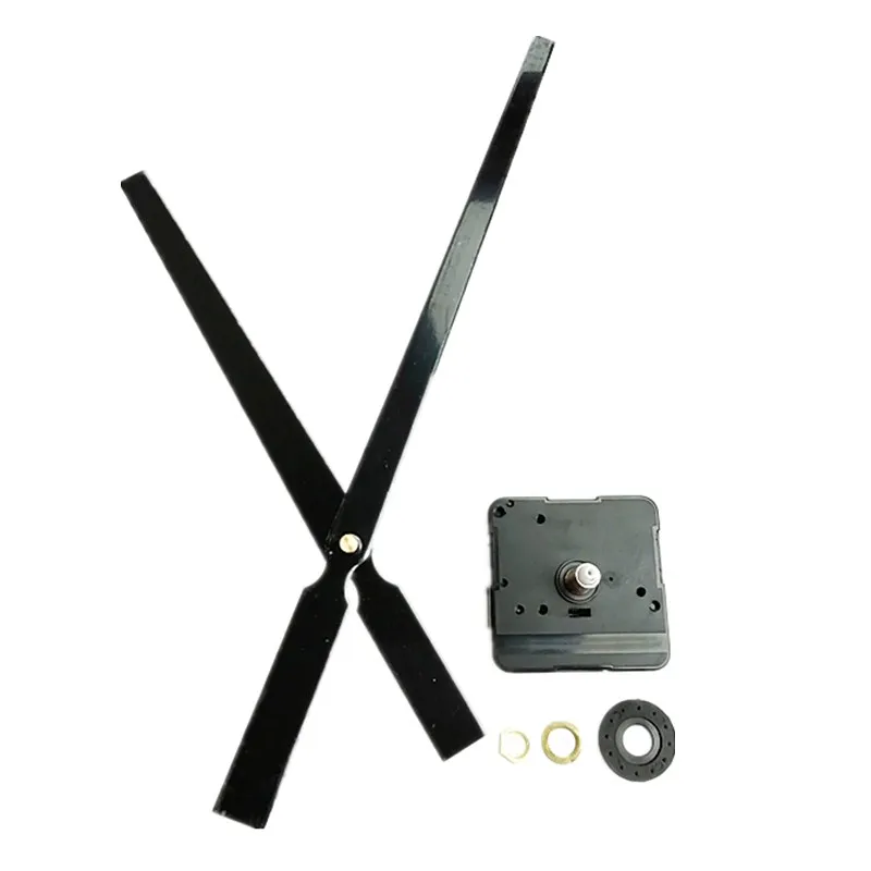 

High Torque 10Sets 22MM Shaft Quartz Clock Movement Kit for Replacement with Large Metal Hands DIY