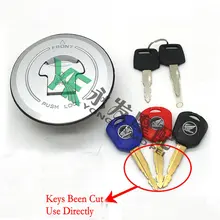 Top quality motorcycle ignition lock key set fuel tank cover key fits For Honda CB750 CB1300 X4 Hornet VTR250
