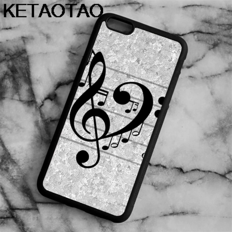 Чехол для телефона KETAOTAO с музыкальными нотами и аккордами для iPhone 4S SE 5C 5S 6 s 7 8 SE X Plus XR XS Max чехол из мягкого ТПУ резины и силикона - Цвет: Хаки