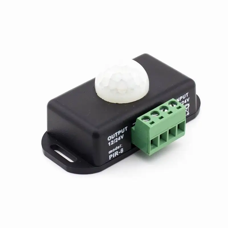 DC 12V/24V Body Infrared PIR Motion Sensor Switch For LED Light Strip