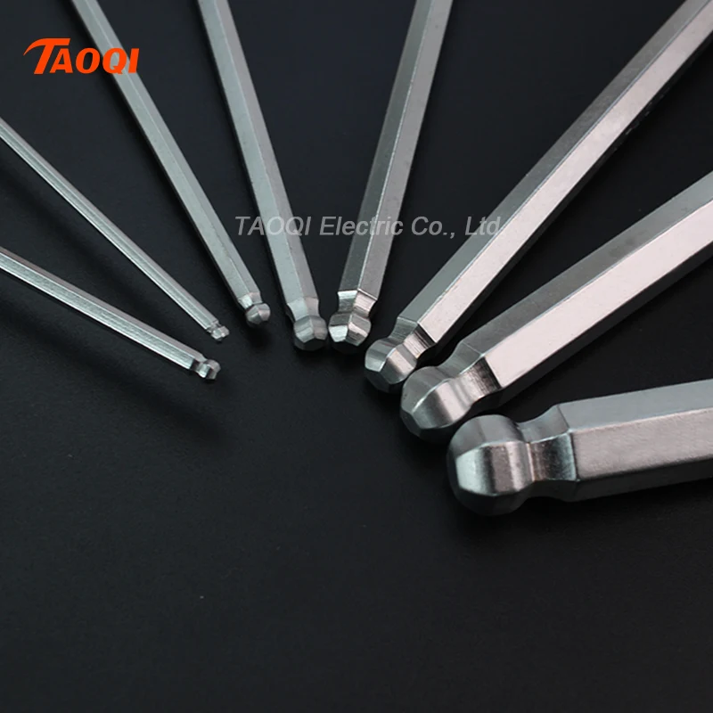 2/2.5/3/4/5/6/8/10mm Ball/Flat head Hex key allen wrench Hand tool Universal Quick Snap Adapter Chrome Vanadium Steel hexagona 2