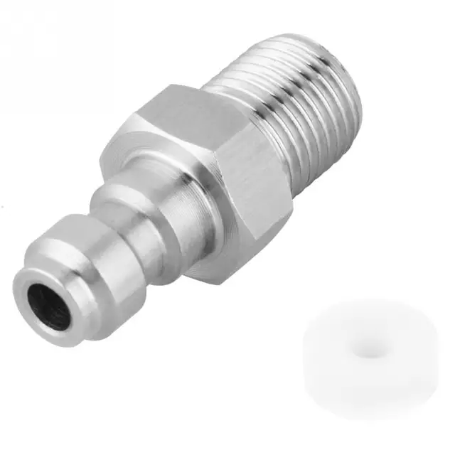 Buy Stainless Steel 8mm Male Connector for High Pressure Air Pump Connection