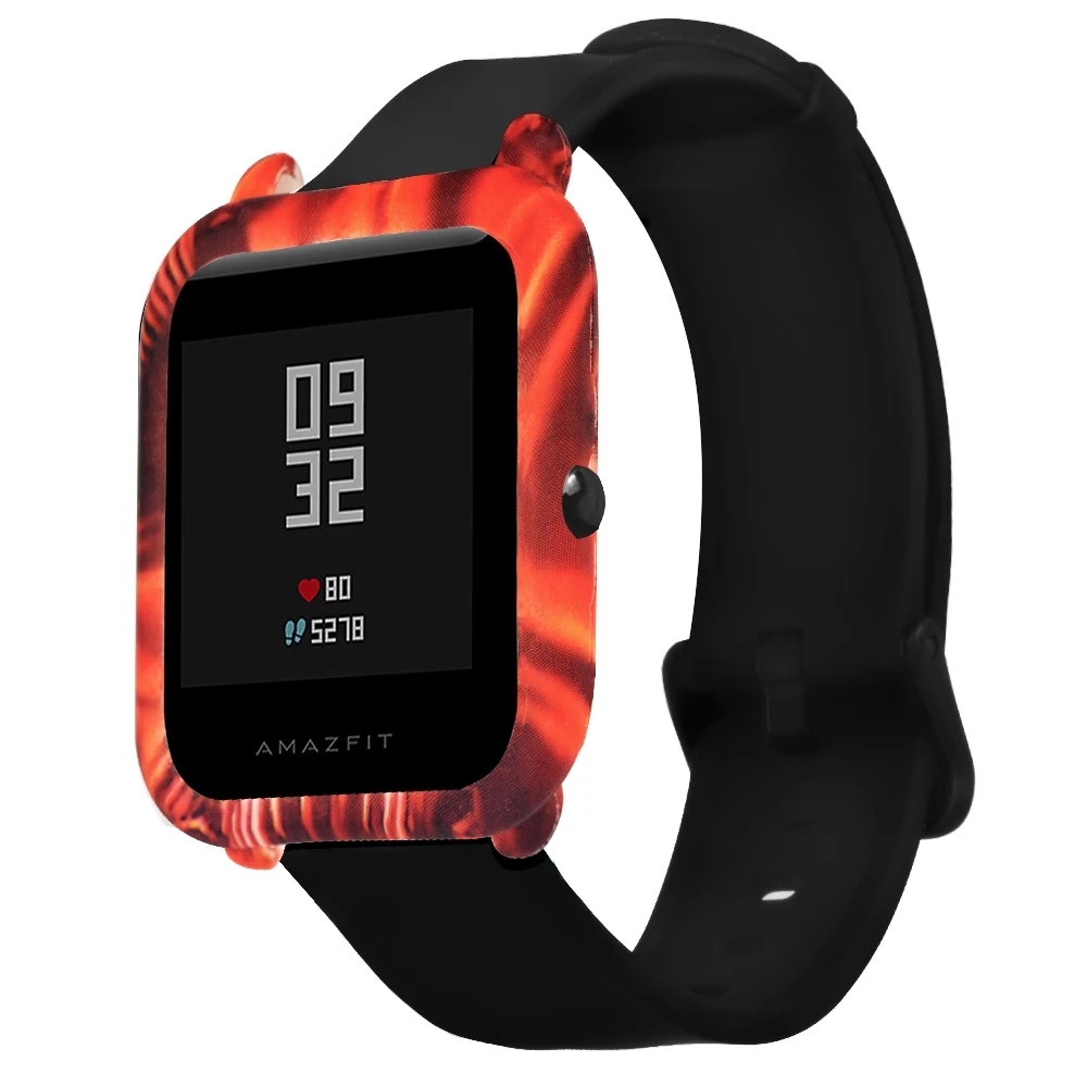 Модный мягкий красочный силиконовый чехол для Xiaomi Huami Amazfit Bip Youth Smart Watch аксессуары полная защита рамка