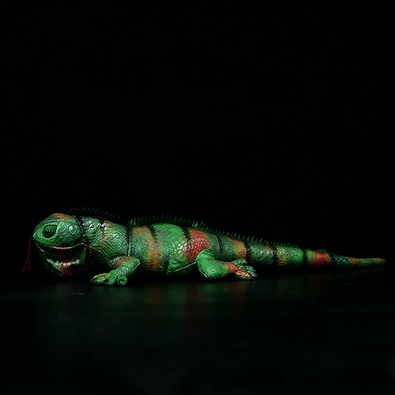 66 см зеленая ящерица Lguana настоящая плюшевая игрушка кукла имитация рептилии Саурия животное мягкая кукла на день рождения Рождественский подарок для мальчика