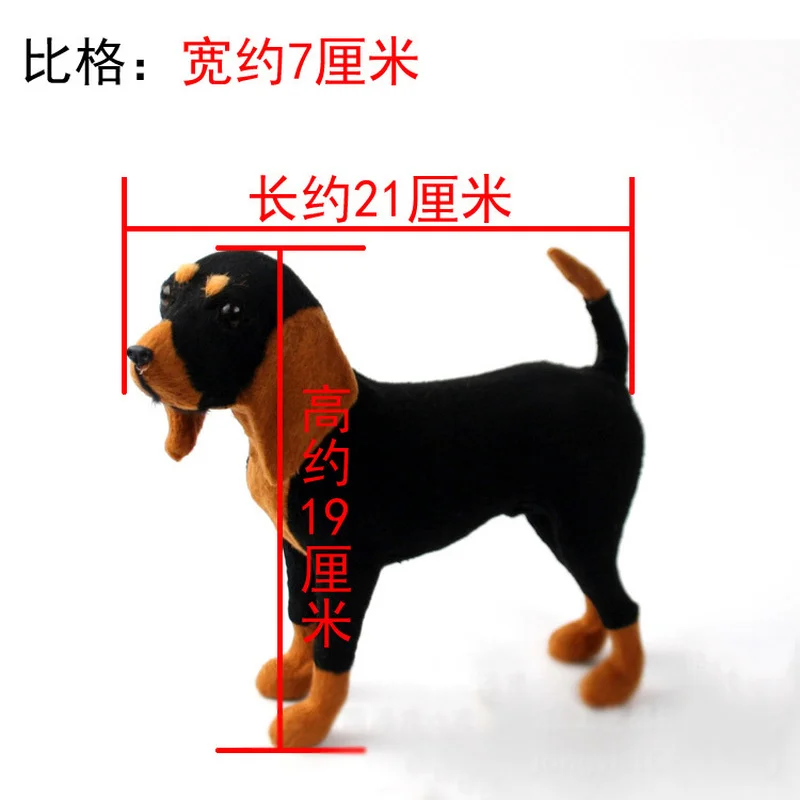

Featured Craftsman Simulation Dog Fur Animals Creative Home Decoration Gifts Model Toys Sausage Beagle Elf on Shelf